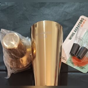 Cocktail Shaker Set with Wine Aerators (NEW)